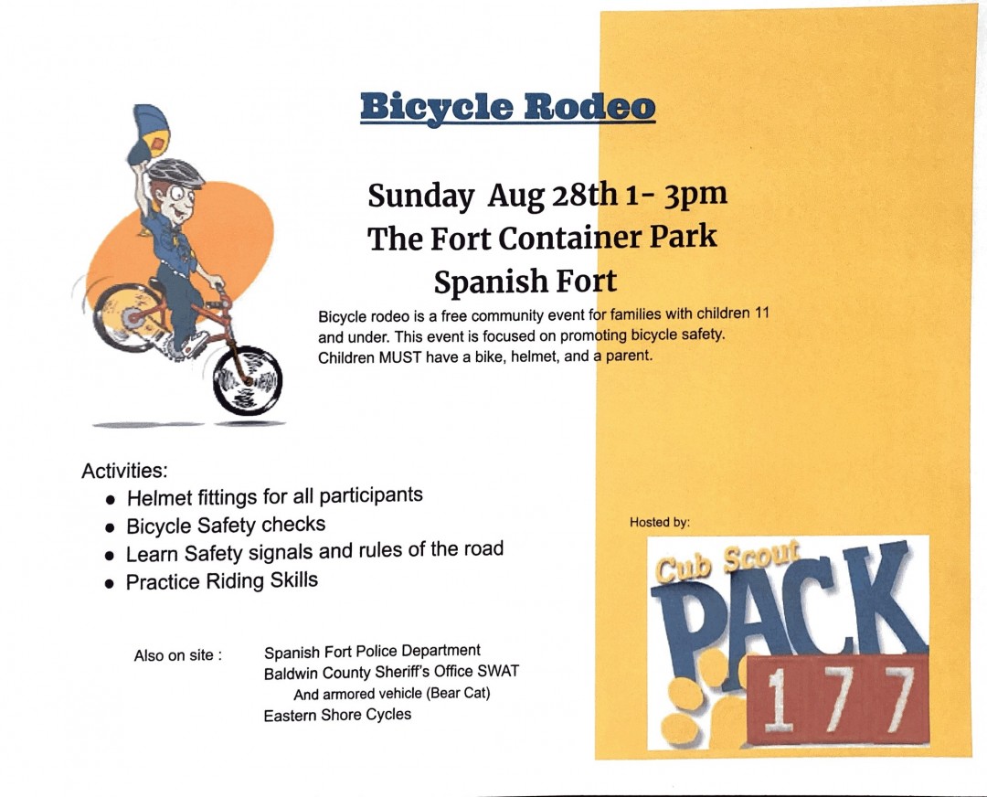 BICYCLE RODEO POSTER